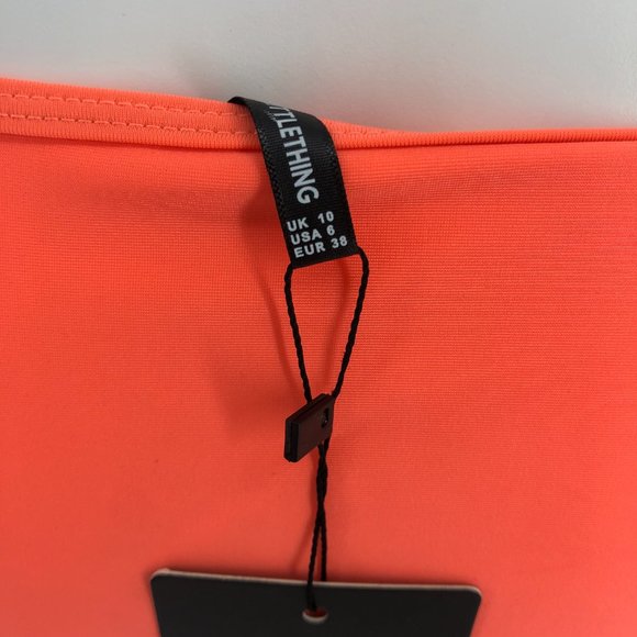 Pretty Little Thing Coral mix & Match bikini bottom UK 10 // US 6 NWT - Picture 4 of 5